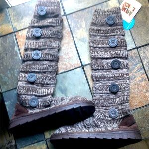 Muk Luk sweater boots